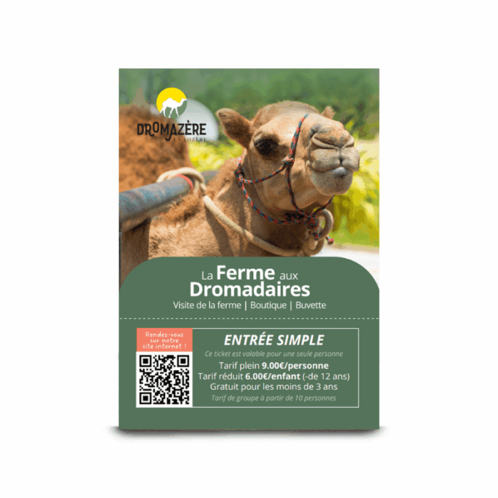 Ticket d'entrée visite à la Ferme