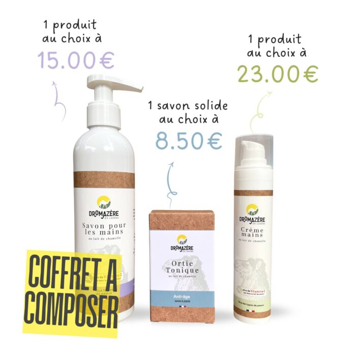 Coffret «Auroux» (1 savon + 1 produit à 15.00€ + 1 produit à 23.00€ au choix)