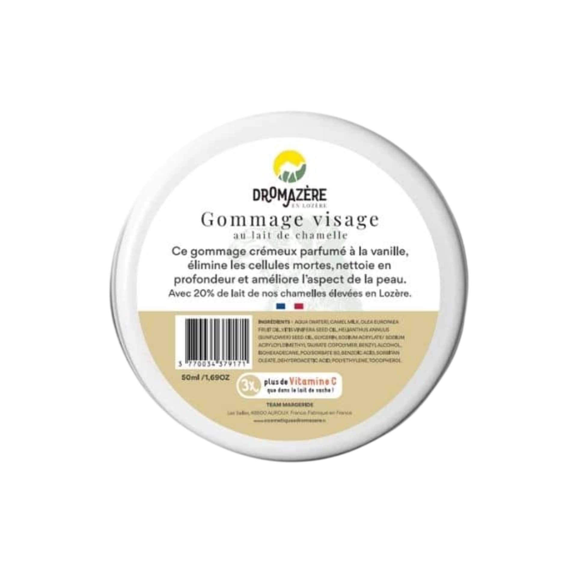 Gommage visage Vanille 50ml