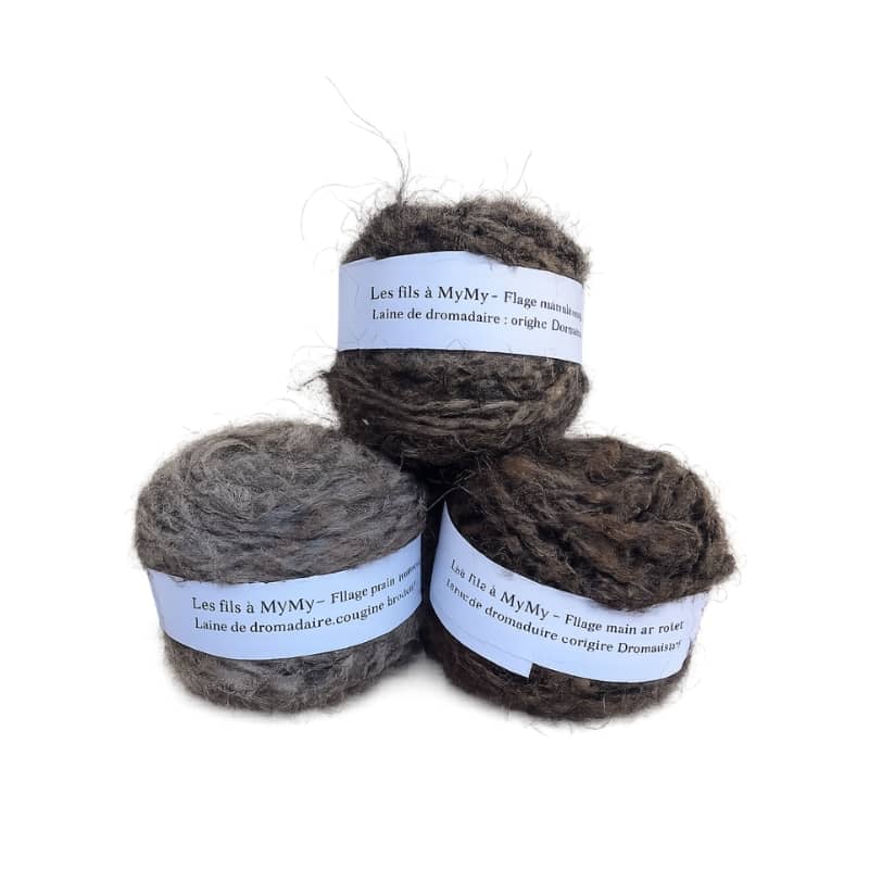 Pelote de laine de dromadaire 40g